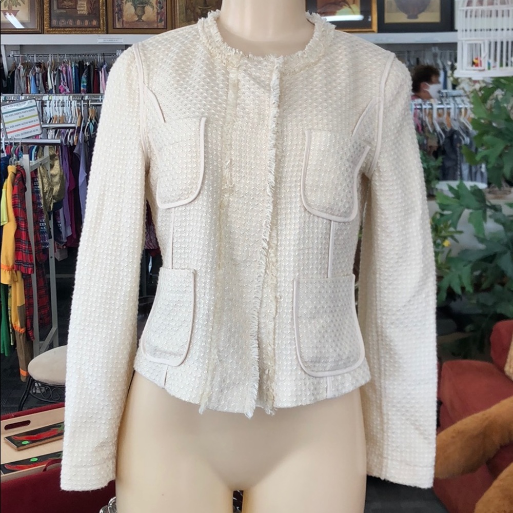 MNG- Woven blazer with pockets